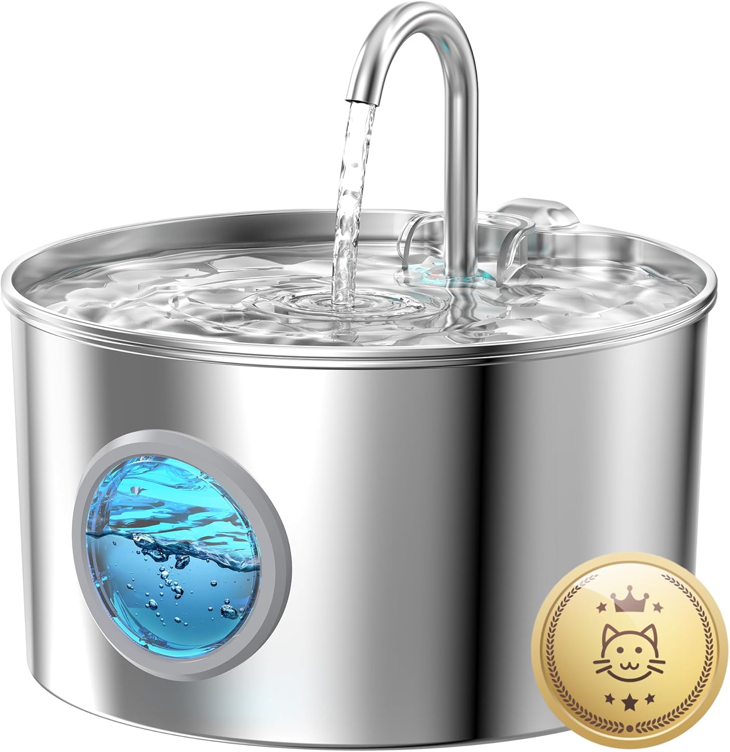 Bebedero fuente acero inoxidable 3L