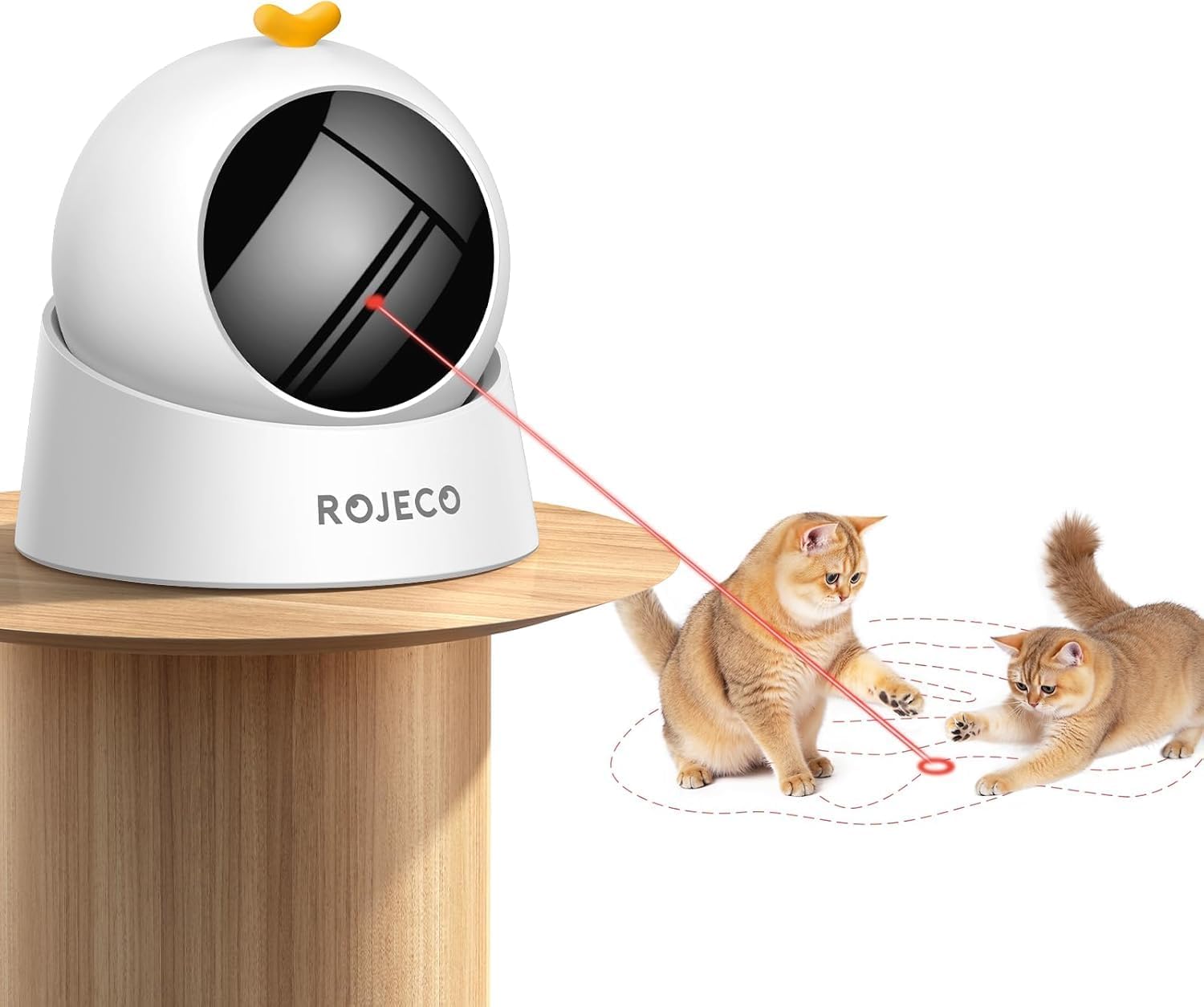 Láser automático rotatorio juguete gatos